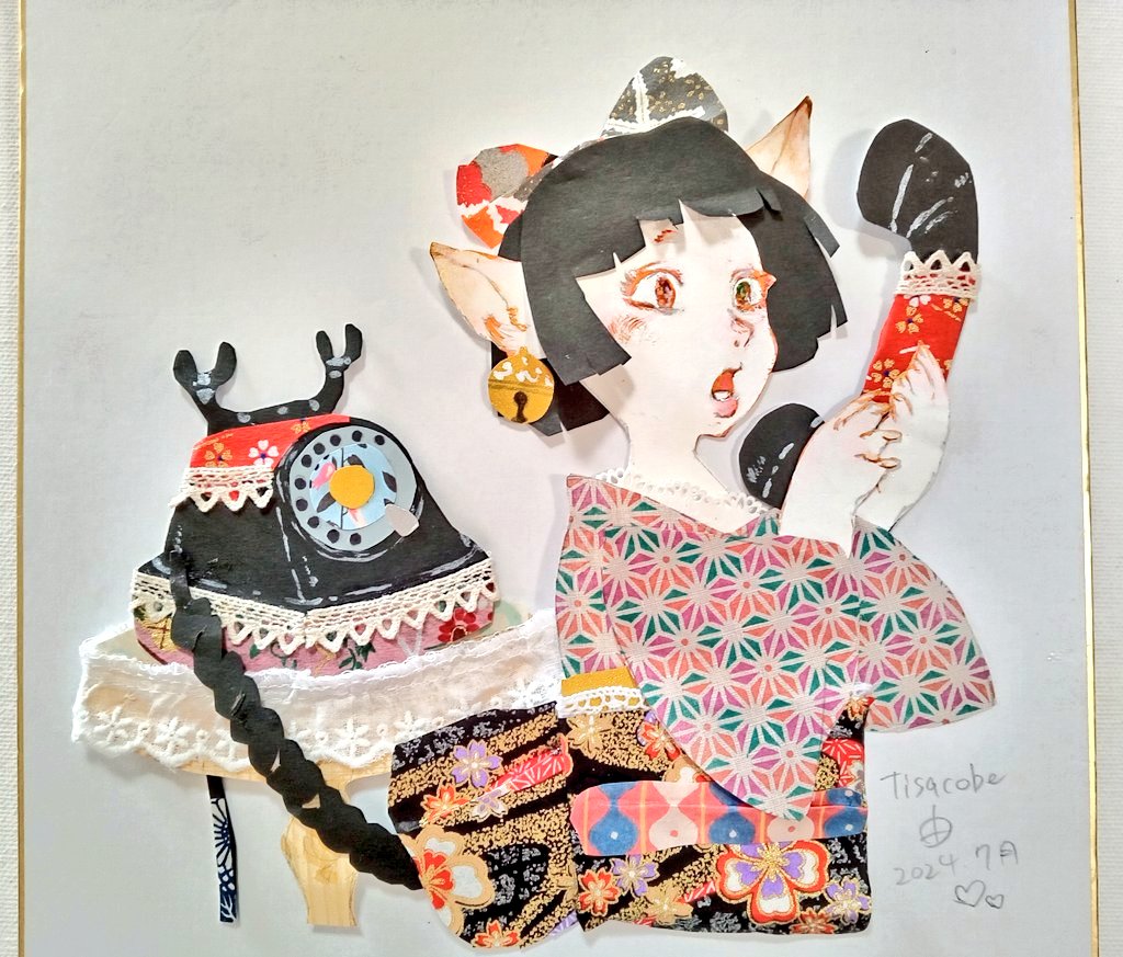 #猫の日
#2月22日
懐かしの🐱娘ちゃん✨
紙クラフトでございます。
お迎え頂いて手元には残っていない。
未だにこの作品を超えるものを作れていない気がします✨