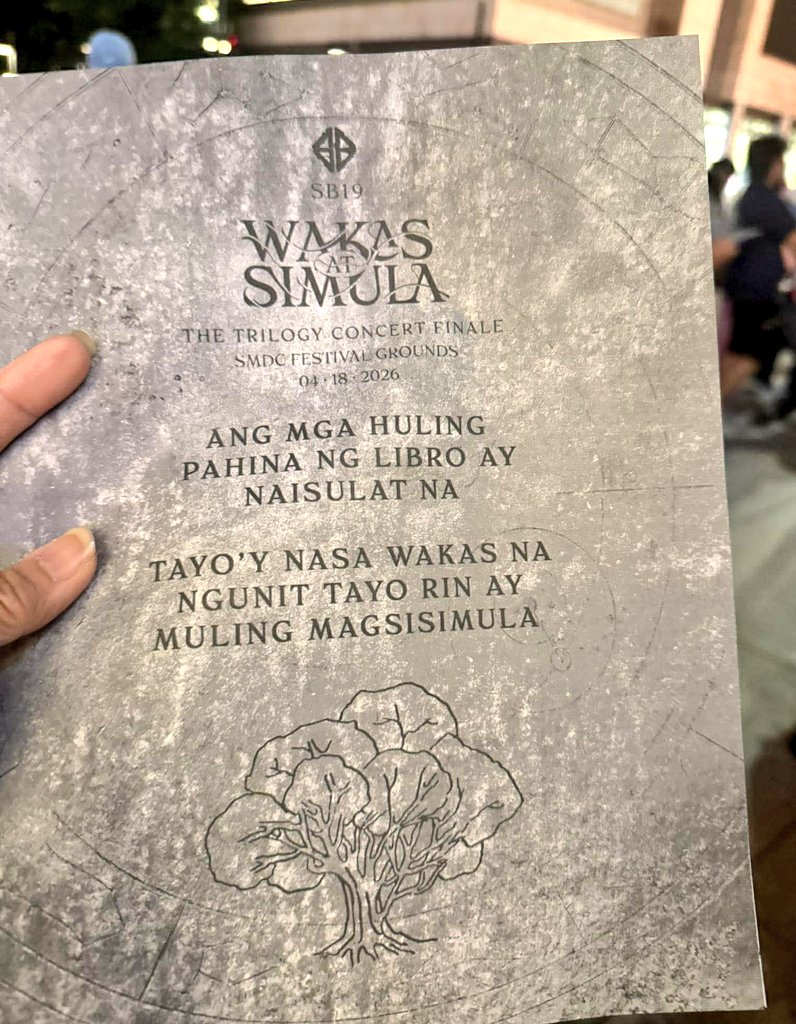 Wakas at Simula - on ground promotion starts now 🫶
Lipad na sa BGC mga Kapsicums 🦅

#SB19VISA #SB19 
<a href="/SB19Official/">SB19 Official</a> #WasFinale