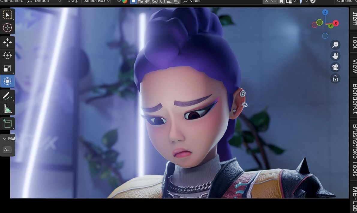 Sad Rumi Crying #KPOPDEMONHUNTERS #Rumi #BLENDER Rumi sad sad