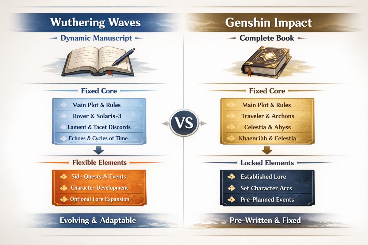 How come people hate WuWa story when they don't know how manuscript story works 

#WutheringWaves