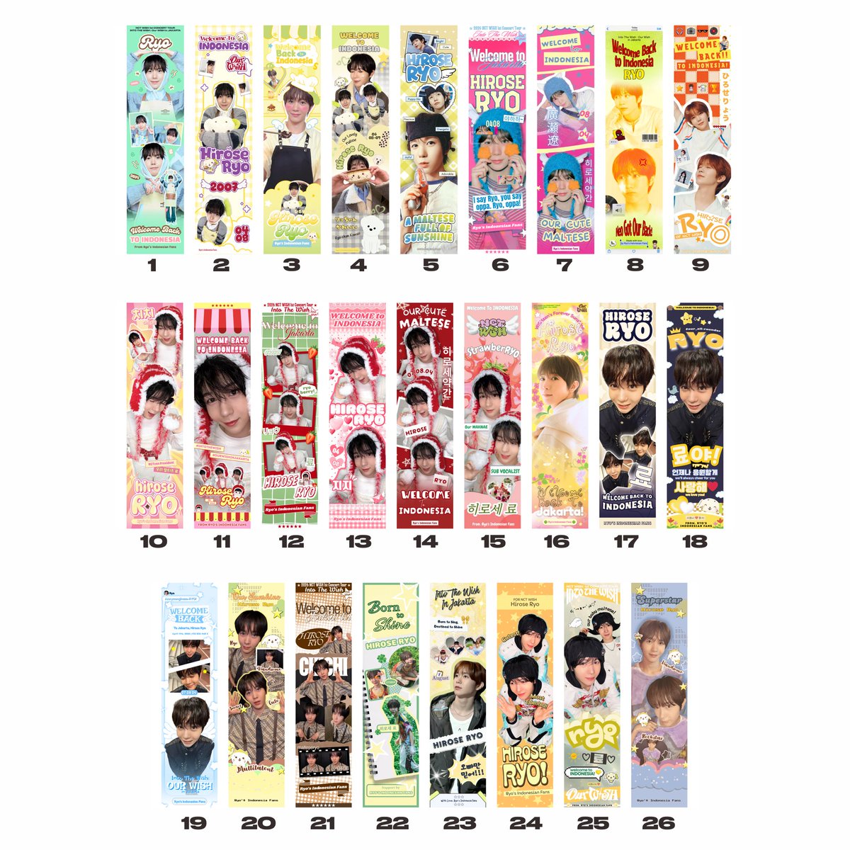 RYO_INDONESIA's tweet photo. 📢 Street Banner Voting

Halo ​WISHzen!
Voting design Street Banner #RYO untuk ITW Jakarta telah dibuka! 💚

​Melalui voting ini, akan ada 5 street banner yang akan terpasang 🚩

Pick your favorite!

📅 22-24 Februari 2026 — 18.00 WIB
🔗 https://t.co/3j5ylKpplV https://t.co/c2hjCsmHeH