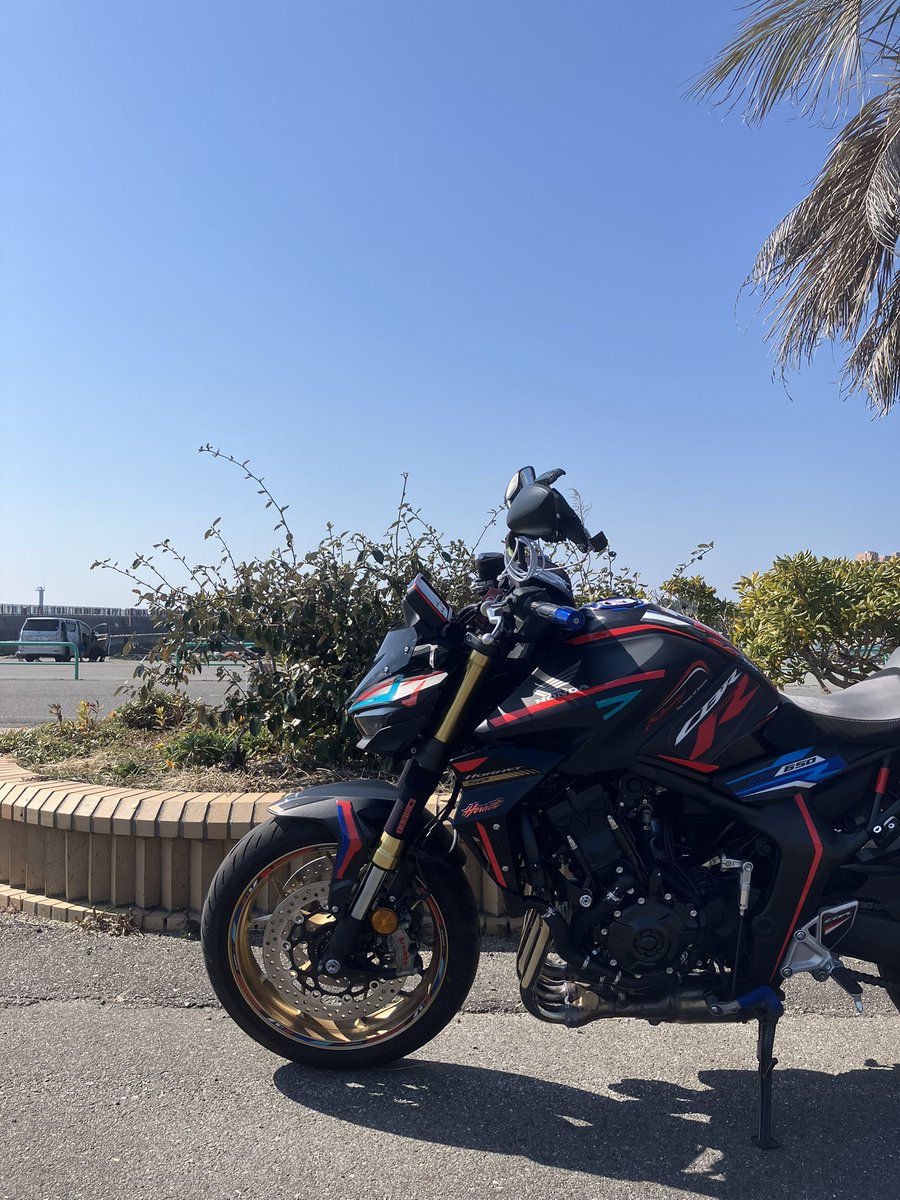 kuwaeclipse's tweet photo. ２０２６年２月２２日【日】

　吉良サンライズパーク

　　あんみツーリング

#HONDA
#CB1000ホーネット
#Kawasaki
#Z900 https://t.co/jhTrlCOdsk