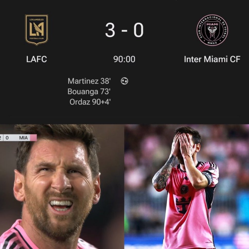 Rions de Lionel Messi qui s’est fait malaxer cette nuit 🤣🤣🫵🏽🫵🏽🫵🏽