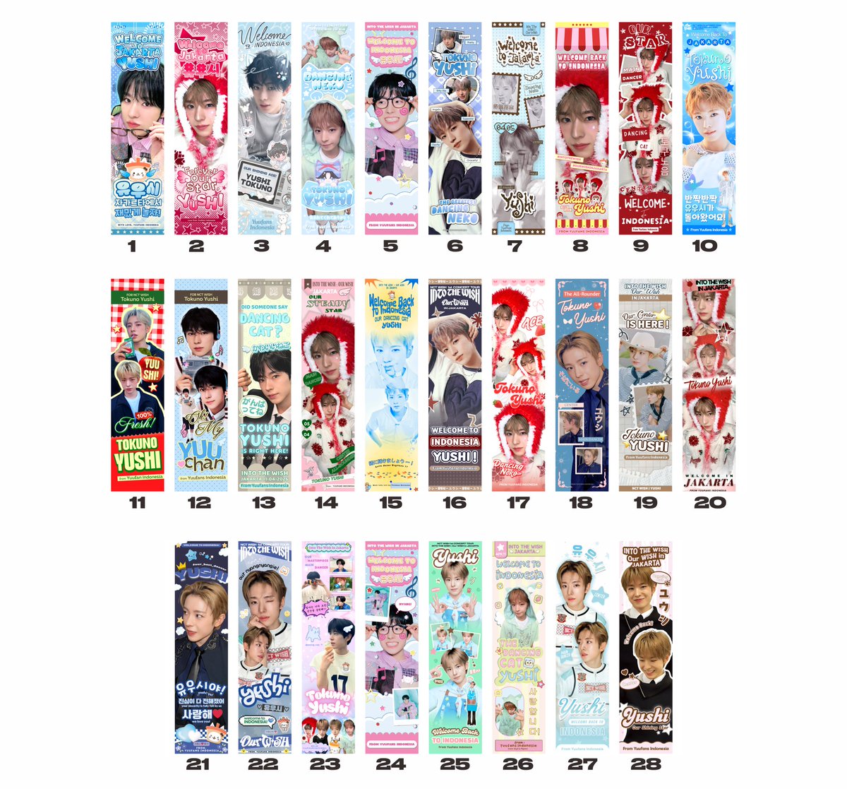 📢 Street Banner Voting

Halo ​WISHzen!
Voting design Street Banner #YUSHI  untuk ITW Jakarta telah dibuka! 💚

​Melalui voting ini, akan ada 5 street banner yang dipasang 🚩

Pick your favorite!

📅 22-24 Februari 2026 — 18.00 WIB
🔗 s.id/VotingSB_YUSHI