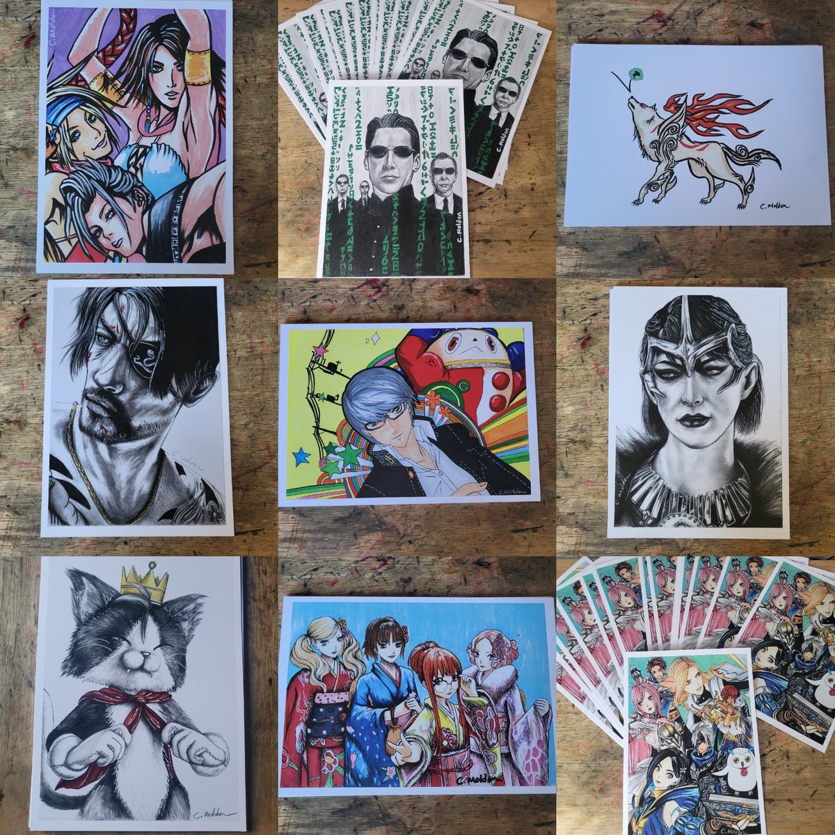 A5 print giveaway! 

Like, repost &amp; comment your favourite game for a chance to win one of my A5 art prints! Some shown here but you'll have the choice from the whole selection! 

Winners chosen 1st March 2026!