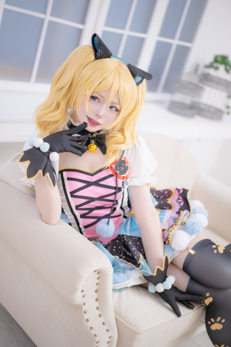 🐈‍⬛cosplay🐾 LoveLive!/絢瀬絵里 キャットツインテール編🎀🩵 Photo