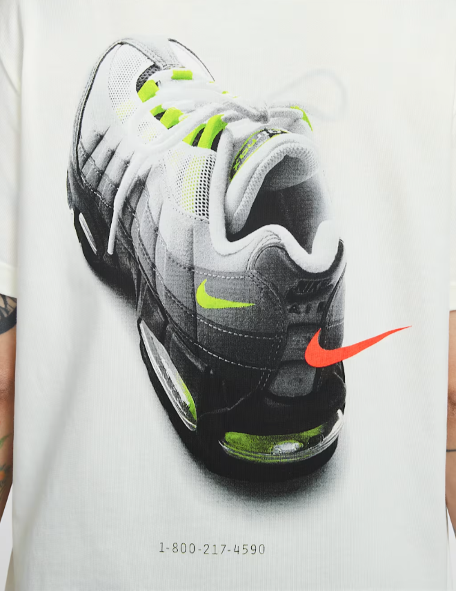 NIKE AIR MAX 95 “Neon” Tシャツが東南アジア圏の公式オンラインにて
