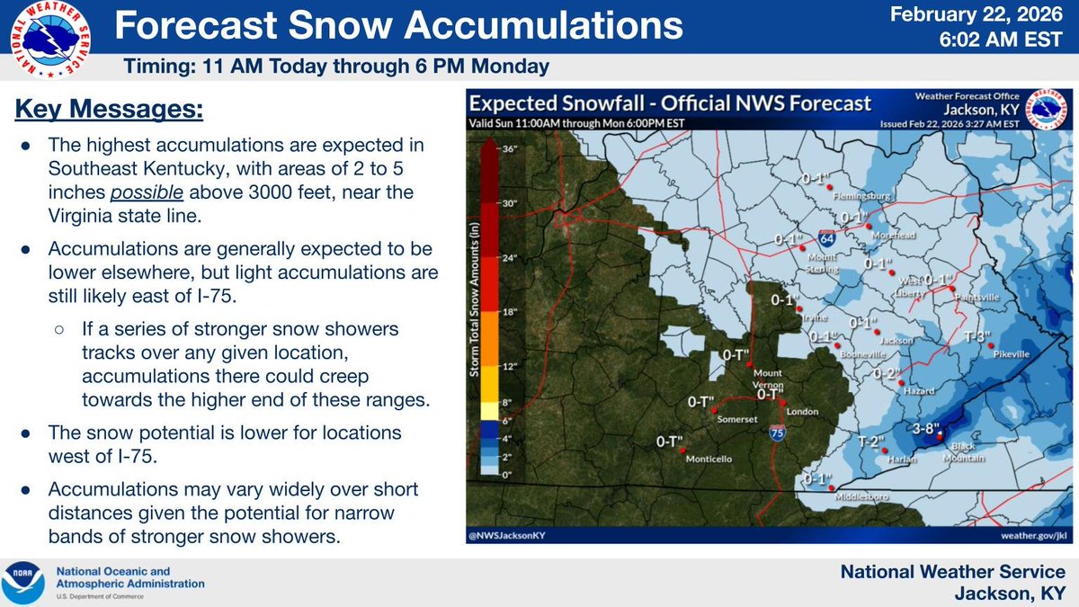 NWS Jackson KY tweet media