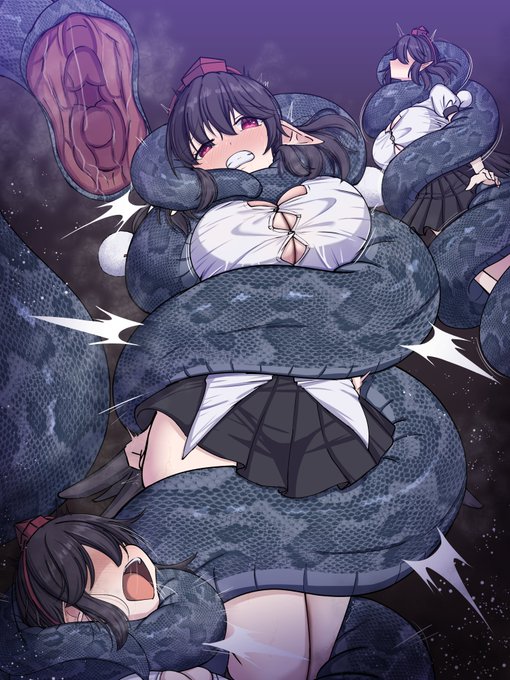 #三連休はフォロワーが増えるらしい やっぱり、女の子が締め付けられたり拘束されているのって凄くえちち…