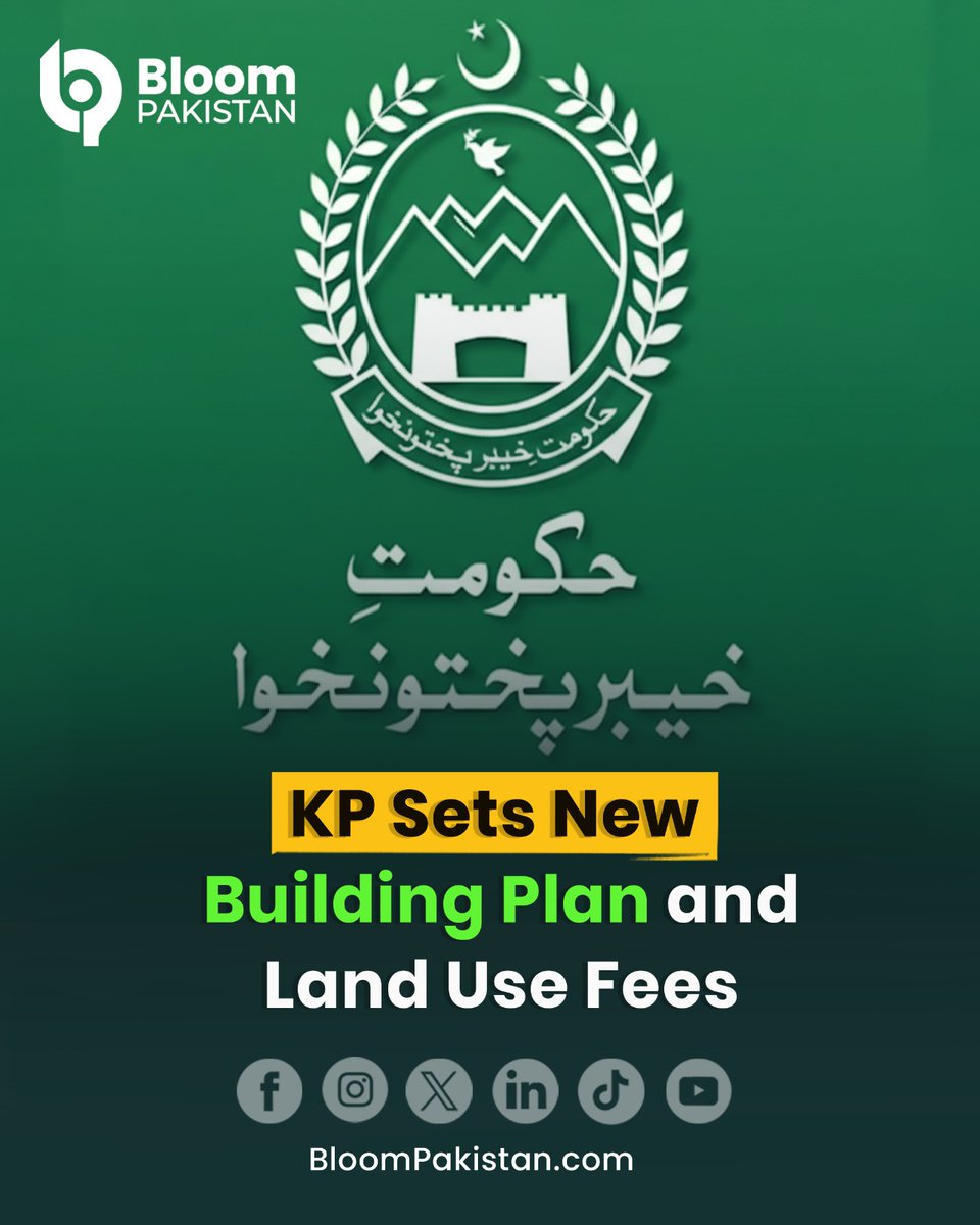 bloom_pakistan's tweet image. The Khyber Pakhtunkhwa Building Control Authority has approved building plans and set regularization fees.

Read More bloompakistan.com/kp-sets-new-bu…

#KPBCA #BuildingApproval #RegularizationFees #ConstructionUpdate