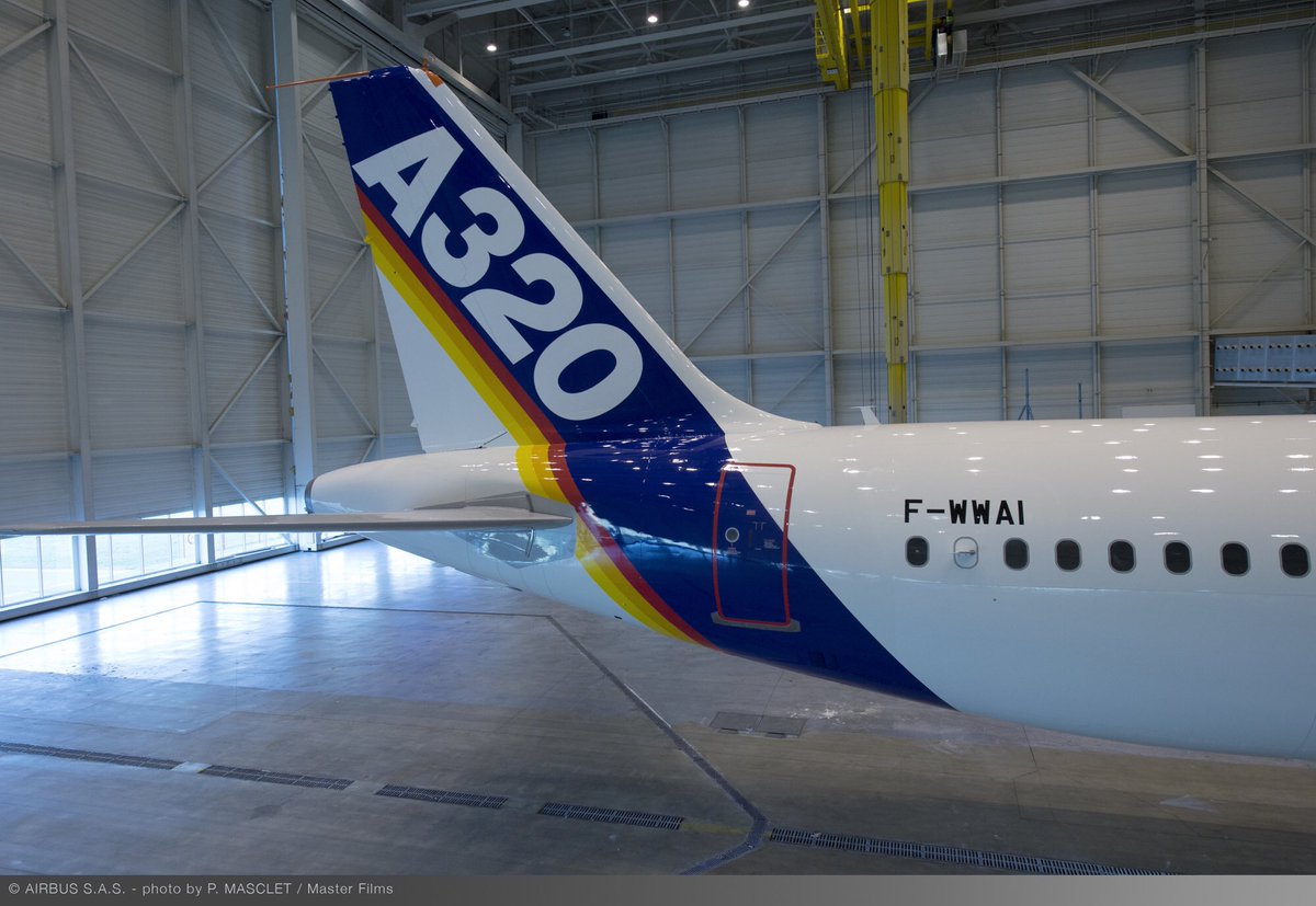 Turbinetraveler's tweet photo. AIRBUS A320 FIRST FLIGHT ANNIVERSARY

On this day, 22 February 1987, the first Airbus A320 — MSN 001 (F-WWAI) — took to the skies from Toulouse-Blagnac Airport for its 3.5-hour maiden flight.

Unveiled just days earlier on 14 February 1987 in Toulouse, the A320-100 prototype was powered by CFM56-5 engines and became the first commercial airliner with fully digital fly-by-wire controls and sidesticks — a revolutionary advance in cockpit design.

It received its type certificate on 28 February 1988, and by April 1988 Air France and British Airways had begun regular operations.

Fast forward 39 years, and the A320 family has officially surpassed the Boeing 737 as the most-produced commercial jet in history.