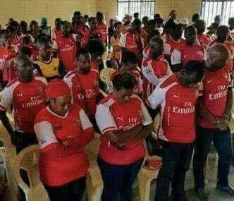 Major breaking: Arsenal have officially given up on the Premier League title this season. Their fans have already taken next season to church for early prayers.