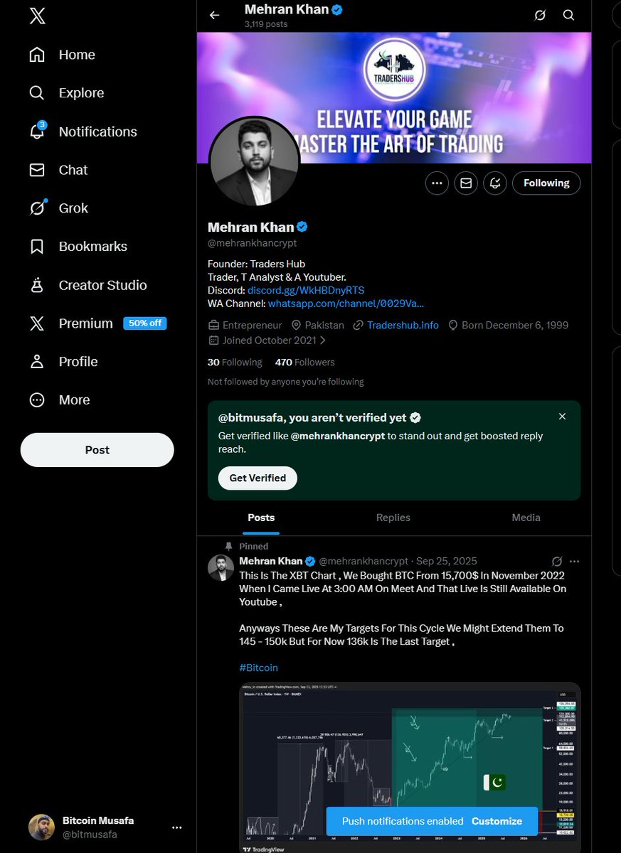 bitmusafa's tweet photo. @mehrankhancrypt Done boss! https://t.co/nzfEg4jNXg