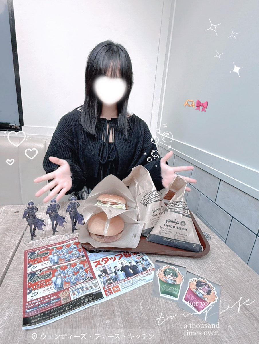 🍟SIXFONIA × Wendy's First Kitchen 🍴 コラボにお邪魔してきました