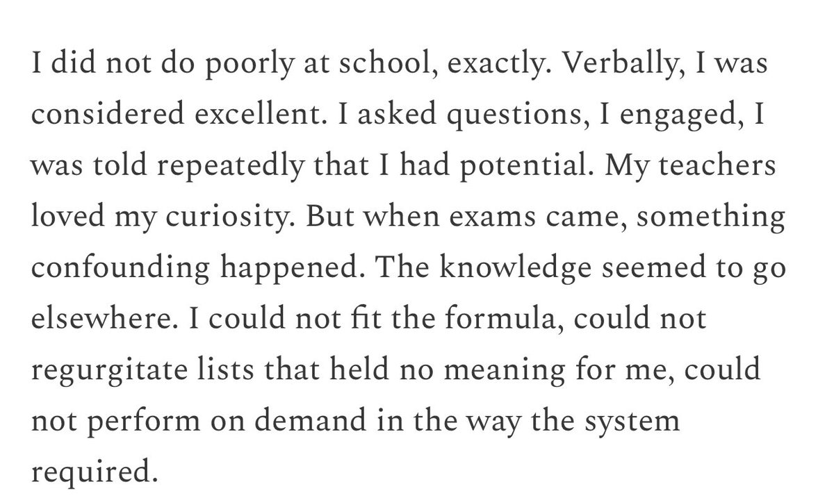 holy shit <a href="/SueBarrett/">Sue Barrett-Onward We Press</a> I doubt I’ve ever read something that resonated so well and mirrored my own school experiences, and on this website of all places. What an amazing read. I’m unsure how this appeared in my feed but so glad it did.