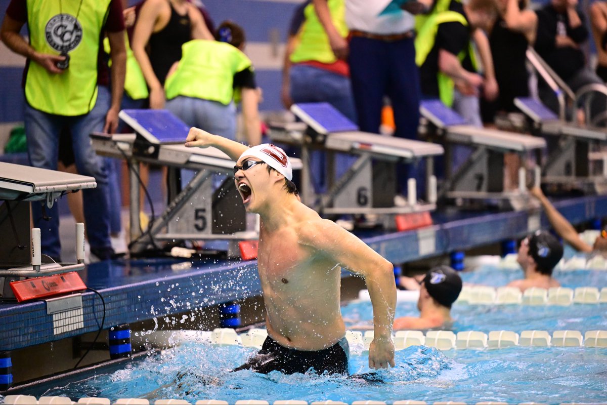 CentennialConf's tweet photo. SWIM | CHAMPIONSHIPS 

It’s Championship Sunday‼️ The 2026 #CCswim champions will be crowned today. 

🕙 8:00 am 
📹 https://t.co/gADxvqDjBA
📊 https://t.co/rIy3Ua9aUf

#CentConf #CCswim #d3swim https://t.co/pf9HFk3rIW