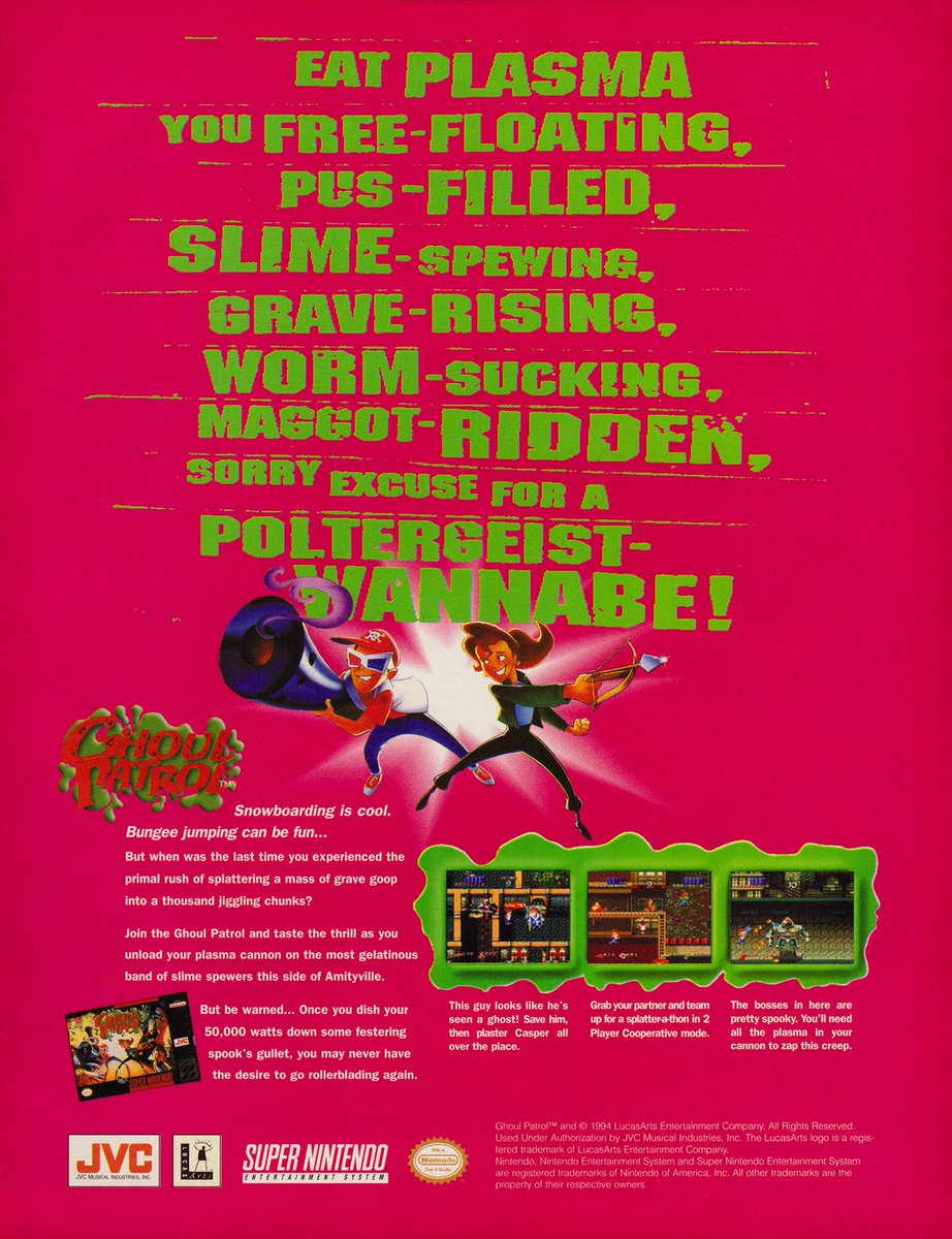 ahl9's tweet image. #JVC #LucasArts #Nintendo #Retrogaming