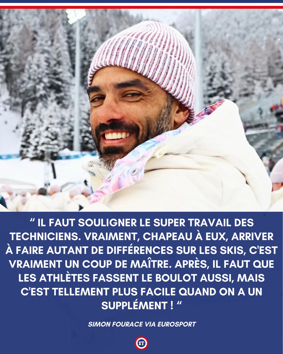 🇫🇷 L'hommage de Simon Fourcade aux techniciens de notre équipe de France de Biathlon 🤩

Travail de l'ombre époustouflant durant l'ensemble des JO de Milan-Cortina 🥇

#MilanoCortina2026