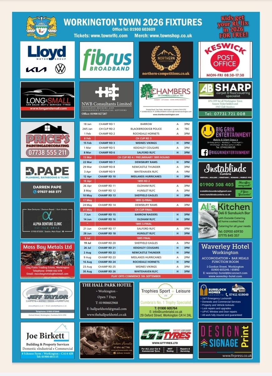 Workington Town tweet media