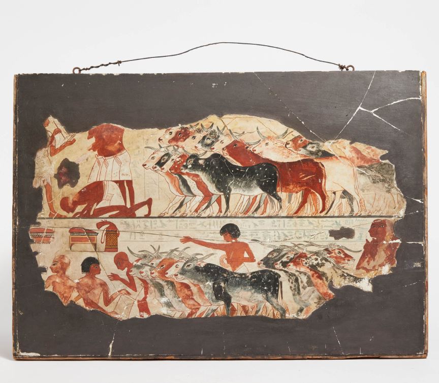 Tootankhamen's tweet photo. Frescos brought to England from Egypt by Lady Elisabeth Rachel Bazley Blunt (1904-1980) in 1926, presented by Howard Carter and Lord Carnarvon.

@CarterEgypt 
@LordyCarnarvon https://t.co/pBsaH6HZJ3