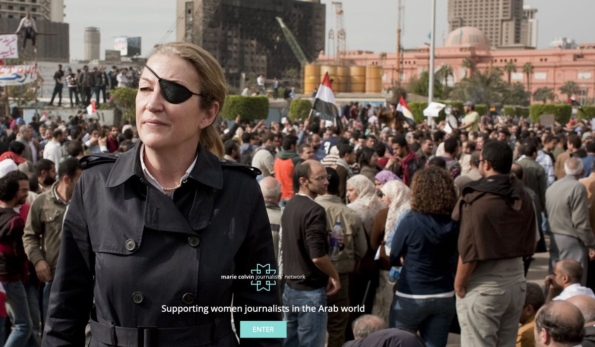 The Marie Colvin Journalists' Network tweet media