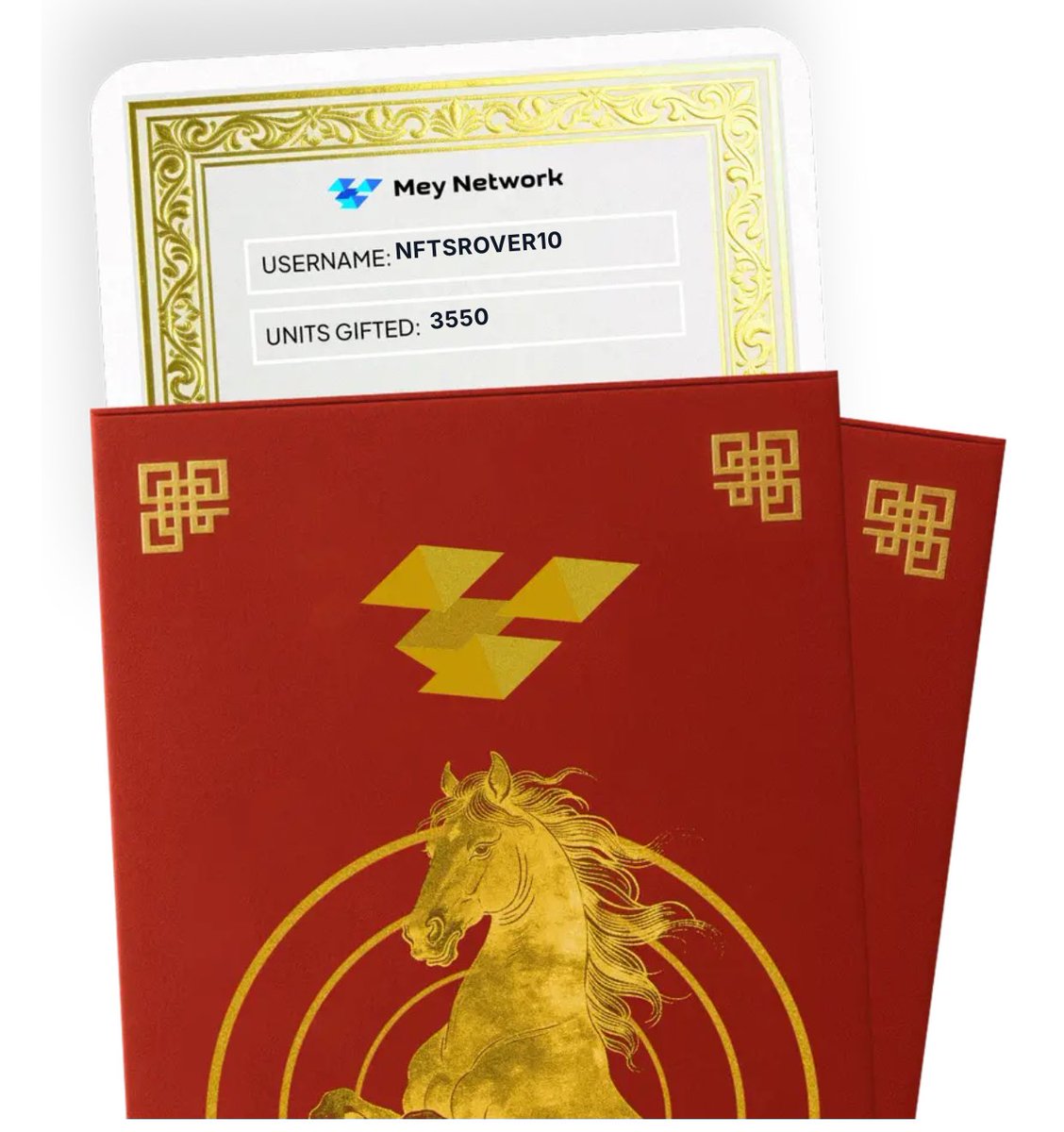 Just claimed my Red Envelope from <a href="/MeyReal_io/">meyreal.io</a> 🧧

Every unit you collect now is going to matter soon (Trust me on this one).

Some envelopes holds the 25K jackpot, claim and see if it's yours → meyhub.io/?ref=HDMEJzDHt6