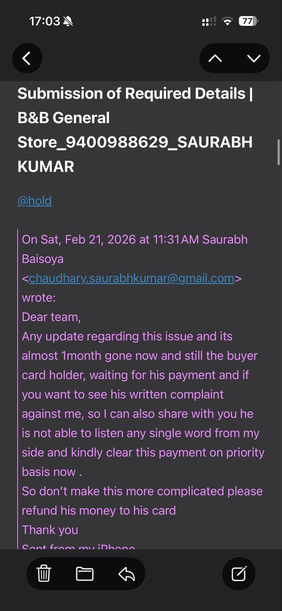 Saurabh Baisoya tweet media