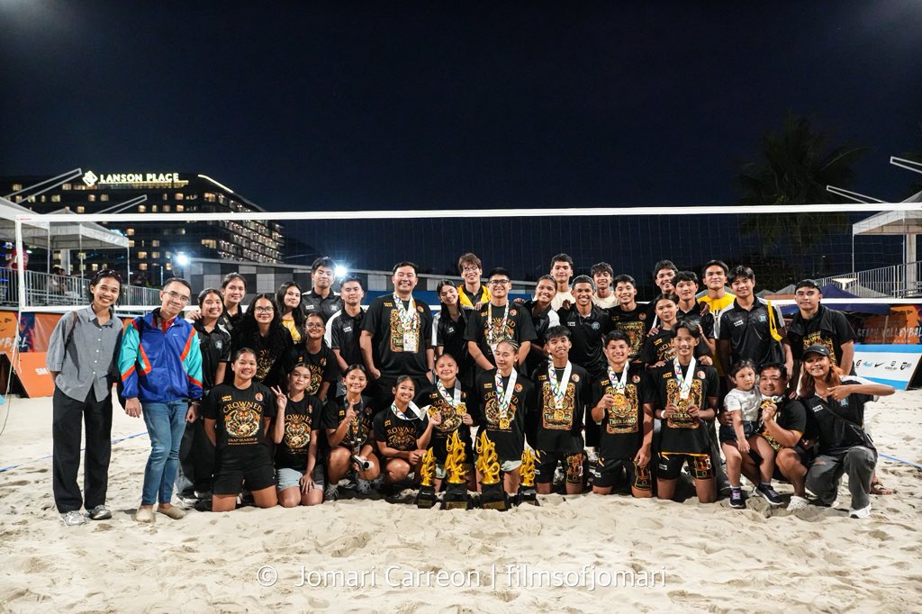 UST completed a golden sweep of UAAP88 Beach Volleyball Tournament 
✅ Girl’s
✅ Boy’s
✅ Women’s
✅ Men’s