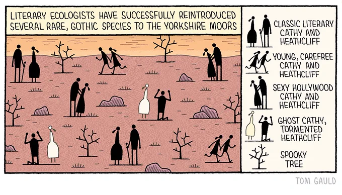 My cartoon for this weekend @GuardianBooks 