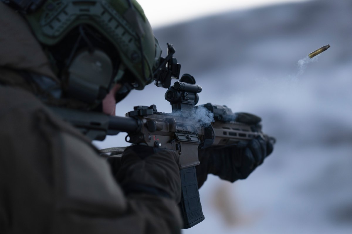 🇸🇪AirForce Ranger en 🇬🇱Groenlandia 🚩Sako AK24 de 11.5