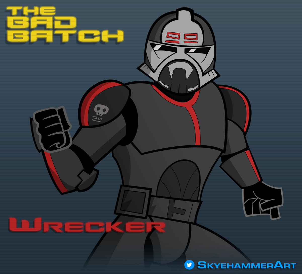 Wrecker from #TheBadBatch! Drawn in the 2003 #CloneWars Style by Genndy Tartakovsky.

✨Commissions Open!✨

#StarWars #CWtwt #CloneWarsArt #BadBatch #TCW #StarWarsArt #StarWarsFanart #CloneWarsFanArt #WreckerTBB #TBB