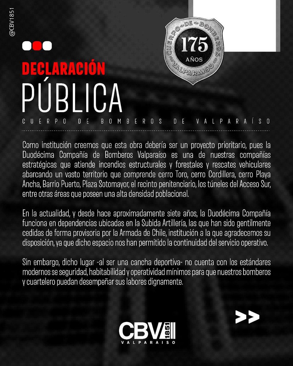Bomberos Valparaíso tweet media