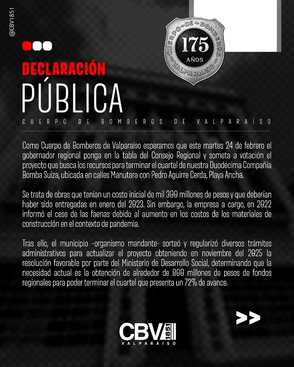 Bomberos Valparaíso tweet media