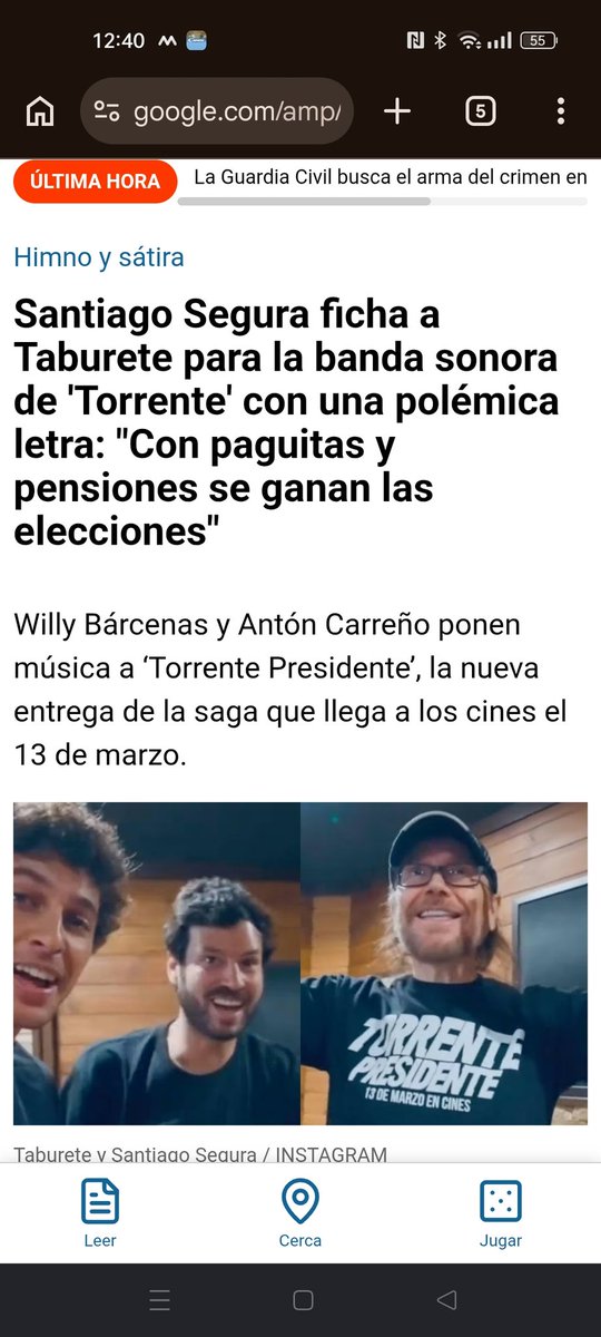 Las películas dirigidas o producidas por Santiago Segura han recibido aproximadamente 8,8 millones de euros en subvenciones públicas a lo largo de su trayectoria.

Algunos los considerarían "paguitas" <a href="/SSantiagosegura/">Santiago Segura</a>

Saludos.
