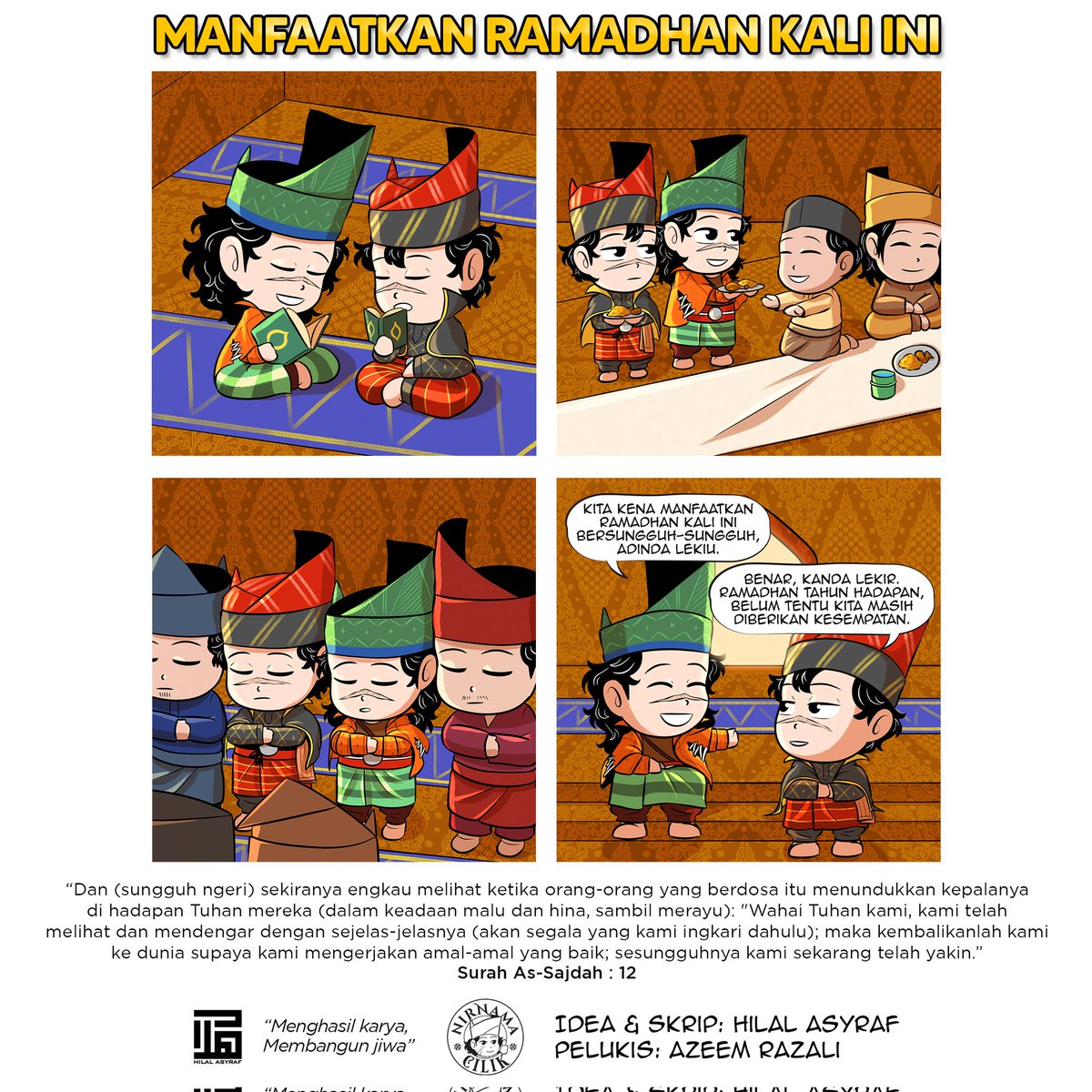 HilalAsyraf's tweet photo. Kita masih hidup.
Allah berikan pula kita Ramadhan.
Bukan sekali. Berkali-kali.
Kali ini, dapat lagi.
MasyaAllah.

Sama2 kita manfaatkan Ramadhan kali ini sebaiknya.

Janganlah kelak kita dibangkitkan di akhirat sebagai orang yang menyesal dan diminta dihidupkan kembali. https://t.co/ORbHEtQdJT
