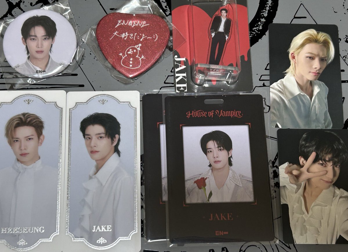 ENHYPEN House of Vampire グッズ トレカ 【譲】 購入特典、缶バッチ