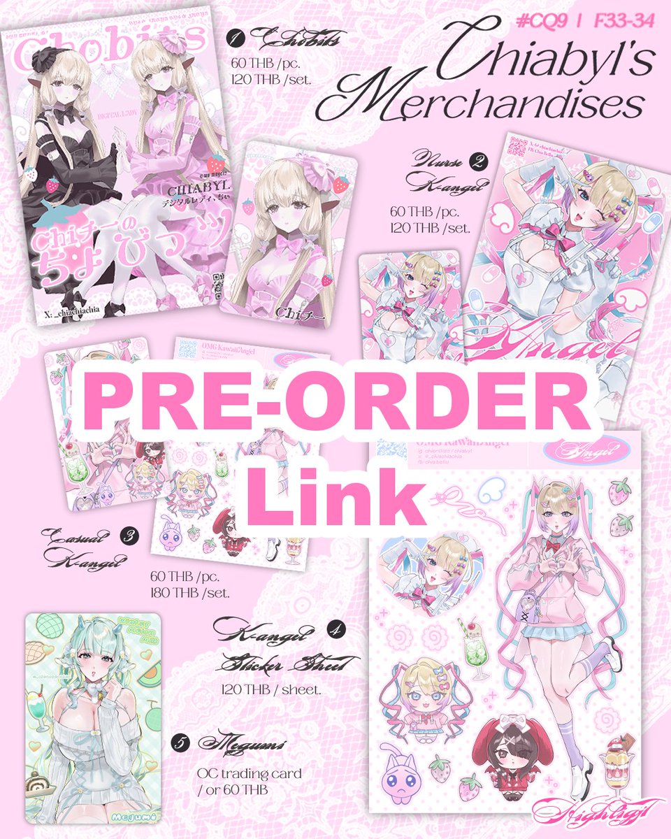 #cq9 🍓💕
{pre-order :: forms.gle/3gpfWtQ9RJHsTX…}
+45 ems / นัดรับที่งาน บูธF33-34, 
union mall, SAT 7th march

#ตลาดนัดneedygirloverdose #ตลาดนัดอนิเมะ #ตลาดนัดอนิเมะรวมด้อม #comicsqaure9 #CQ9_SAT