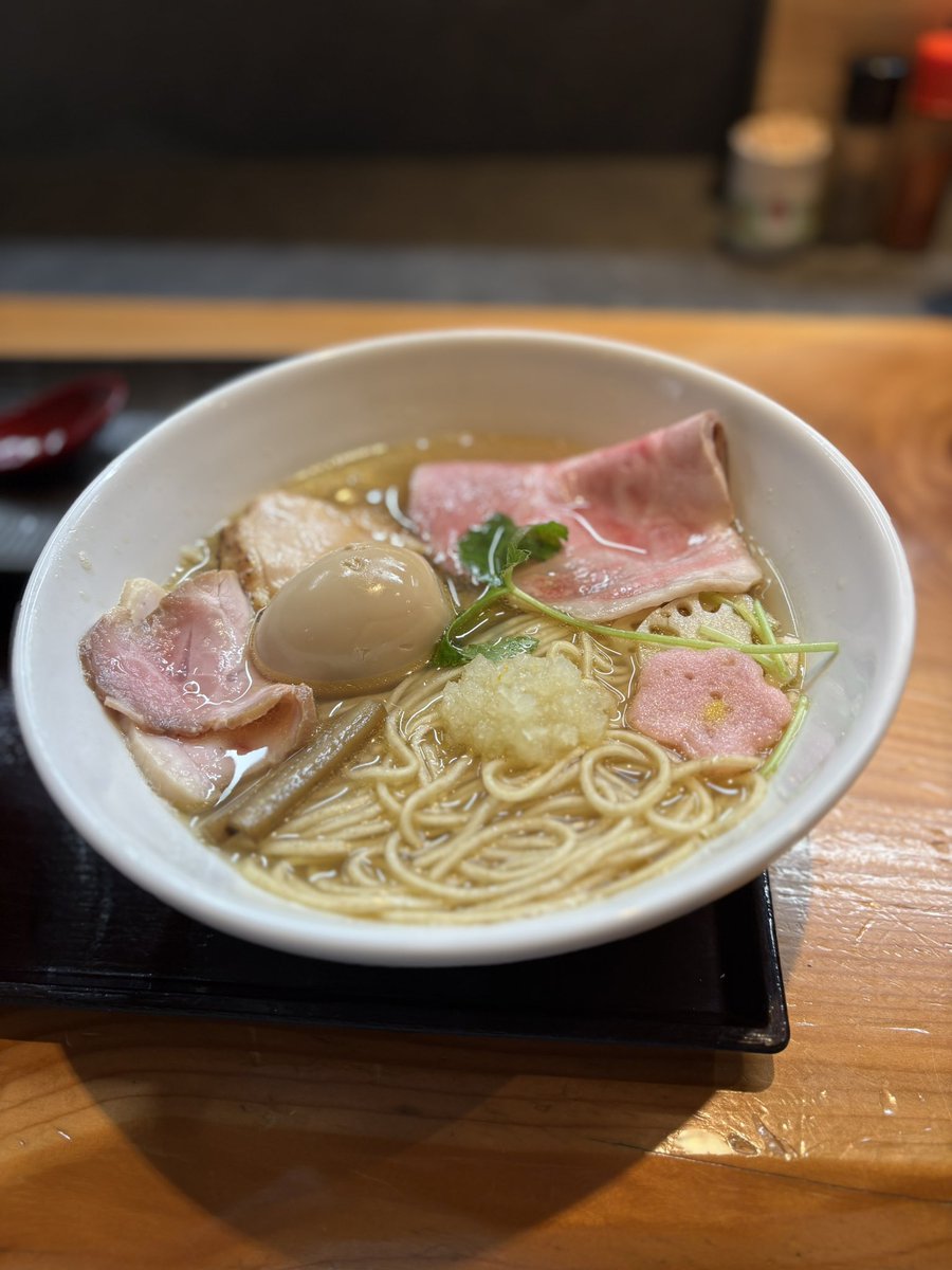 甲斐市の鶏出汁中華そば 珀寛流さん 限定 鯖煮干しの中華そば(中