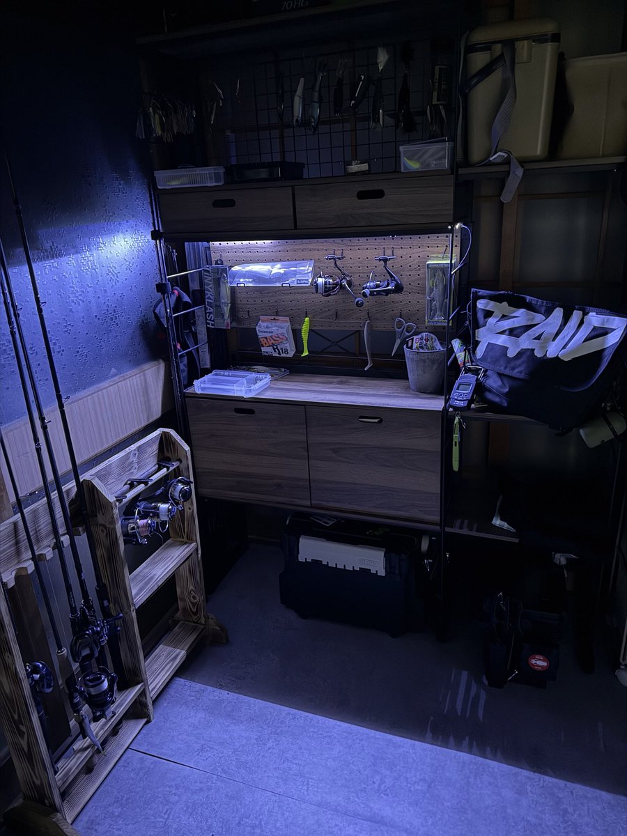 6799Yan's tweet photo. 釣り部屋完成🎣 https://t.co/9Sw2dF7Q0x