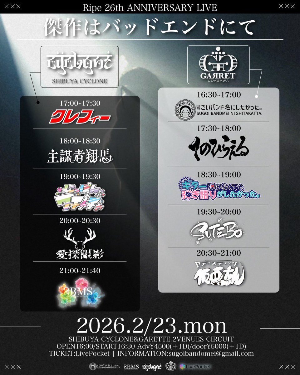 ⚡️明日のワチャチャ⚡️ 2026年 2月23日(月祝) スターアイドル