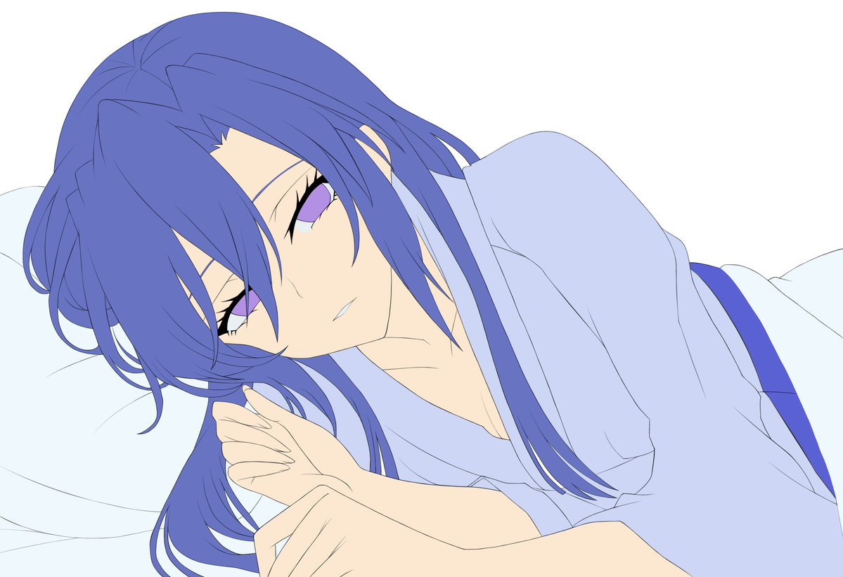 syuh9029's tweet image. 添い寝翼さんwip
背景なども諸々描いて明日の夜に完成予定