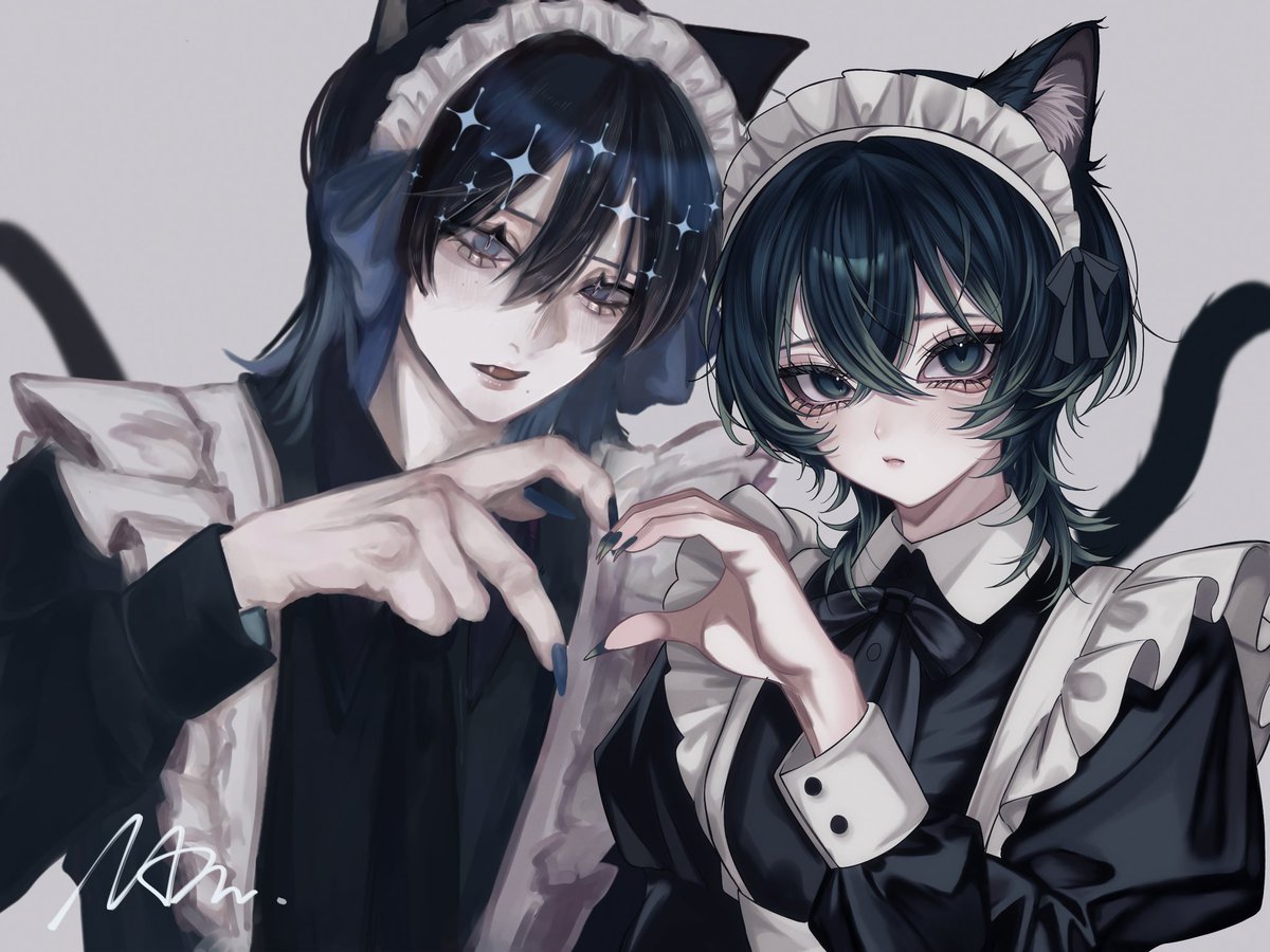 友達【<a href="/Nadu_o98/">なづ。</a> 】と合作しました〜!!

 #猫の日