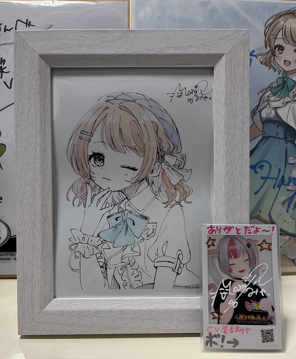 うおおおおお‼️‼️‼️✨ 飾ってくれてありがとぉおおおお🫶 まみや