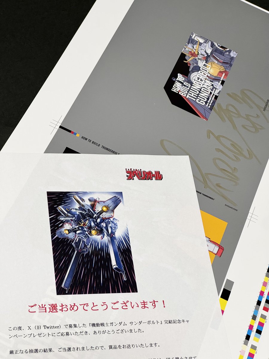 サンダーボルト完結キャンペーン』 ありがたい事に当選しました