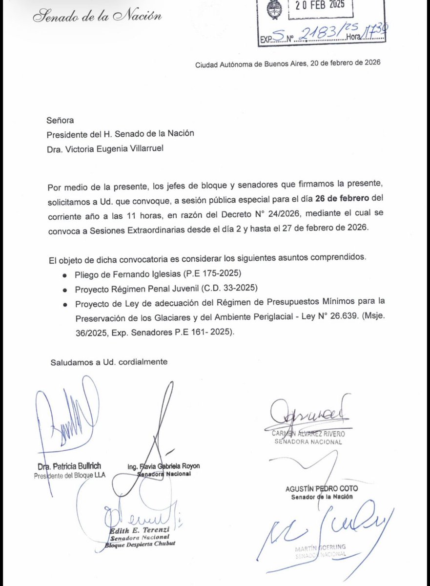 HAY QUE PARARLOS!
Ahora esta banda de delincuentes quieren entregar Los Glaciares.