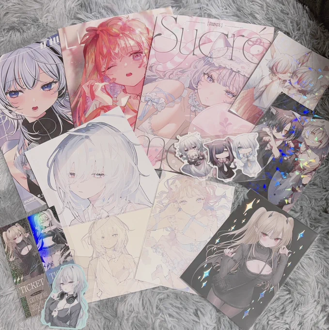 戦利品と差し入れ大切に頂きます