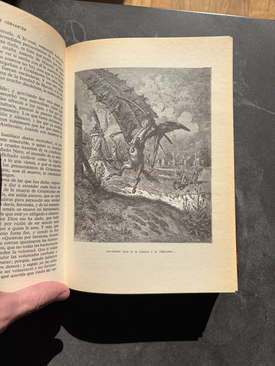 NaavarreeteJuan's tweet image. Todo amante de los libros debería tener un Quijote ilustrado por Doré.