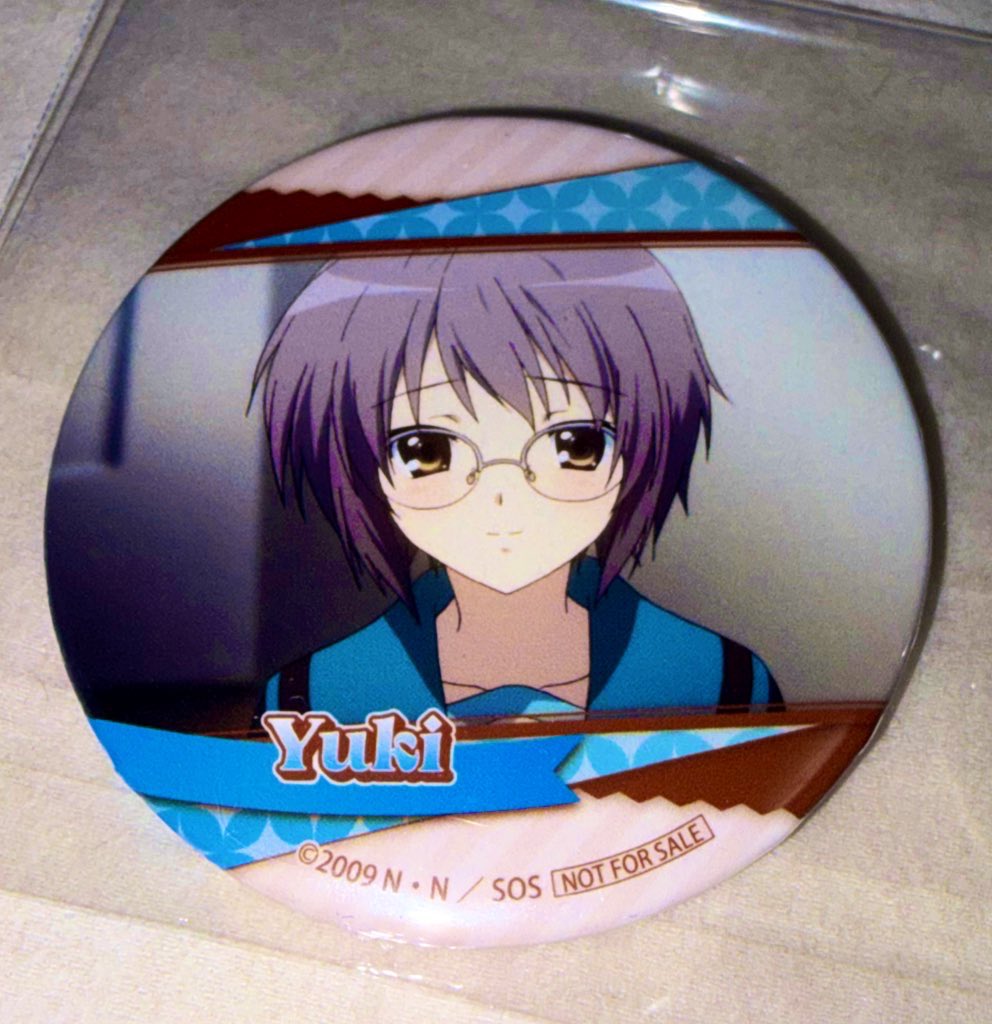 特典の缶バッジも凄く可愛いです！ #涼宮ハルヒの消失