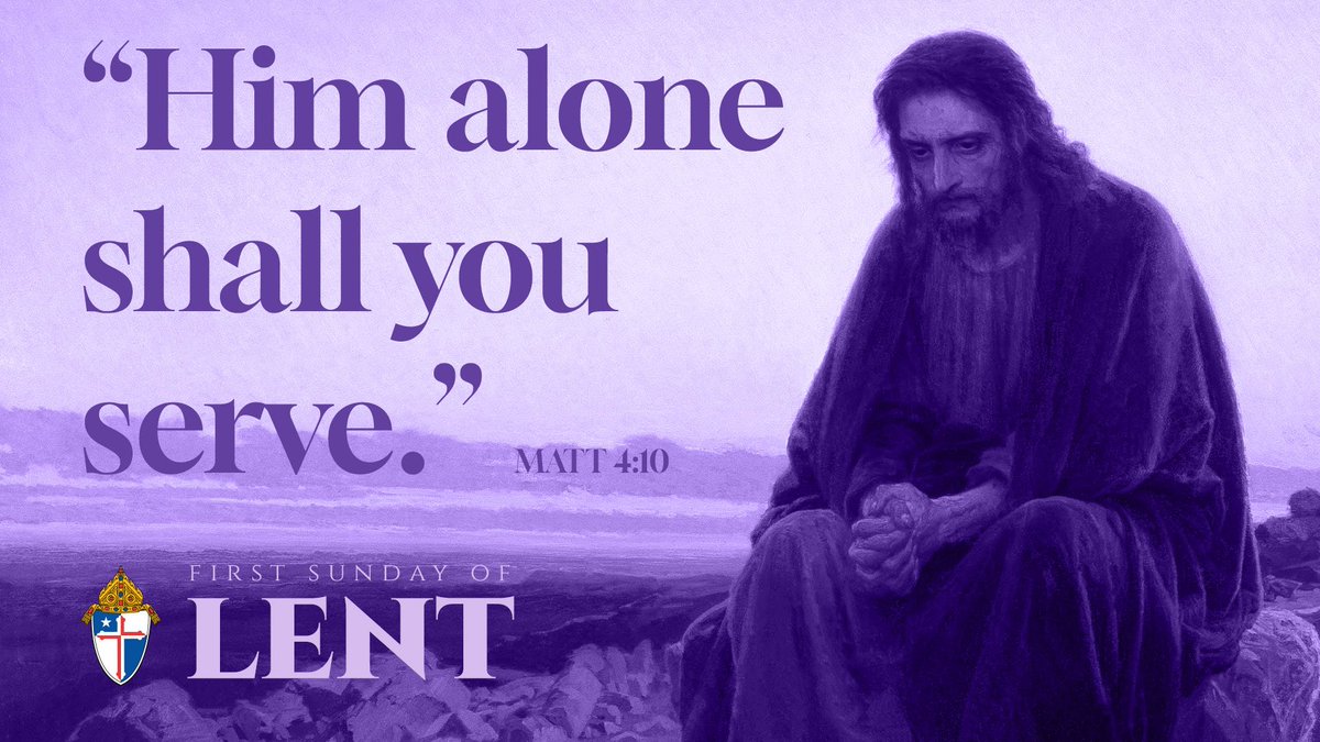 The First Sunday of Lent is Today! See you at Mass.