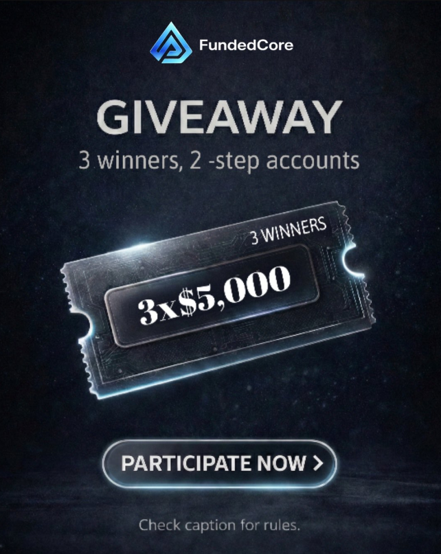 The_Servantt's tweet photo. 🚨 Giveaway Time! 🚨
3 X $5K Challenges

🎯 How to Enter:
1⃣ Follow @FundedCore &amp; @The_Servantt 
2⃣ Tag 3 trader friends
3⃣ Like &amp; RT this post

⌛️ Winners in 5 days | Xpicker https://t.co/98W1BFU2FK